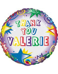 Qualatex Mylar & Foil Thank You Stars Sticker 18″ Balloon