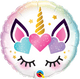 Unicorn Eyelashes 18″ Balloon