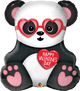 Valentine's Panda Bear 32″ Balloon