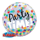 Party Time! Colorful Dots 22″ Bubble Balloon