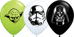 Qualatex Star Wars Faces Assorted 5″ Latex Balloons (100)