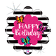 Radiant Butterfly Birthday 18″ Balloon