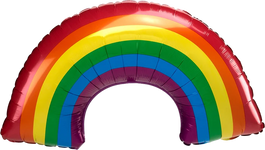 Rainbow Mini Shape (Requires heat-sealing) 14″ Foil Balloon by Anagram from Instaballoons