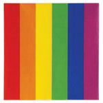 Rainbow Napkins by Beistle from Instaballoons