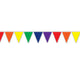 Bandera del banderín del arco iris 11 ″ x 12 ′