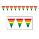 Bandera del banderín del arco iris 11 ″ x 12 ′