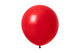 Globos de látex rojos de 18″ (25 unidades)