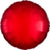 Red Circle Round 18″ Foil Balloon by Anagram from Instaballoons