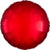 Red Circle Round 18″ Foil Balloon by Anagram from Instaballoons