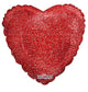 Red Glitter Heart 18″ Balloon