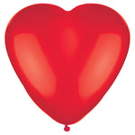 Red Heart Latex 12″ Latex Balloons by Amscan from Instaballoons