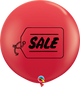 Red Sale 36″ Latex Balloons (2 count)