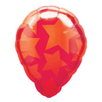 Red Stars Perfect Balloon 18″ Foil Balloon by Anagram from Instaballoons