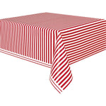 Red Stripes Table Cover by Unique from Instaballoons