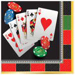 Roll The Dice Casino Beverage Napkins by Amscan from Instaballoons
