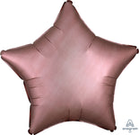 Rose Copper Satin Luxe Star 19″ Foil Balloon by Anagram from Instaballoons