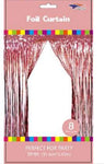Rose Gold Fringe Met Curtain by DecoPac from Instaballoons