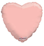Rose Gold Heart (requires heat-sealing) 9″ Foil Balloons by Convergram from Instaballoons