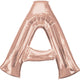 Rose Gold Letter A 34″ Balloon