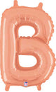 Rose Gold Letter B 14″ Balloon