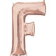 Rose Gold Letter F 34″ Balloon