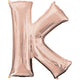 Rose Gold Letter K 34″ Balloon