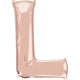 Rose Gold Letter L 34″ Balloon