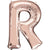 Rose Gold Letter R 34″ Foil Balloon by Anagram from Instaballoons
