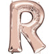 Rose Gold Letter R 34″ Balloon