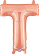 Rose Gold Letter T 14″ Balloon