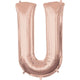 Rose Gold Letter U 34″ Balloon