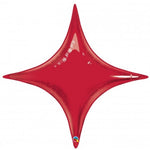 Ruby Red Starpoint 40″ Foil Balloon by Qualatex from Instaballoons