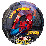 S-A-T Spider-Man Birthday  28″ Foil Balloon by Anagram from Instaballoons