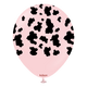 Safari Cow Print Macaron Pink 12″ Latex Balloons (25 count)