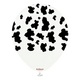 Safari Cow Print White 12″ Latex Balloons (25 count)