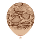Safari Snake Print Desert Sand 12″ Latex Balloons (25 count)
