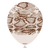 Safari Snake Print White Sand Brown 12″ Latex Balloons by Kalisan from Instaballoons