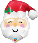 Santa Claus (requires heat-sealing) 14″ Foil Balloon by Qualatex from Instaballoons
