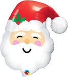 Santa Claus Head 32″ Foil Balloon by Qualatex from Instaballoons