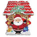 Santa & House 18″ Foil Balloon by Convergram from Instaballoons