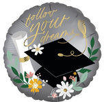 Satin Follow Your Dreams Blooms 18″ Foil Balloon by Anagram from Instaballoons