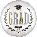Satin Infused Grad 18″ Foil Balloon by Anagram from Instaballoons