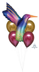 Satin Infused Hummingbird Balloon Bouquet Set