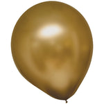 Satin Luxe Gold 12″ Latex Balloons by Amscan from Instaballoons