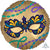 Satin Night In Disguise Mardi Gras 18″ Foil Balloon by Anagram from Instaballoons