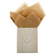 Papel de seda Kraft reciclado 20" x 30" (480 hojas)