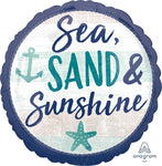 Sea Sand and Sunshine 18″ Foil Balloon by Anagram from Instaballoons