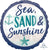 Sea Sand and Sunshine 18″ Foil Balloon by Anagram from Instaballoons