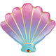 Mermaid Sea Shell Ombre 21″ Balloon