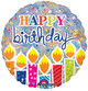 Shimmer Birthday Candles 32″ Balloon